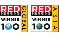 Red Herring top 100 Asia and
                                    Global Awards  - Voxtab